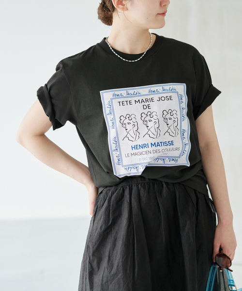 IENA(イエナ)の「《追加》THE CULTURE CODE/ザ カルチャーコード 別注MATTIS Tシャツ(Tシャツ/カットソー・レディース・ホワイト×ホワイト/ライトグレー・FREE)」の7枚目の写真