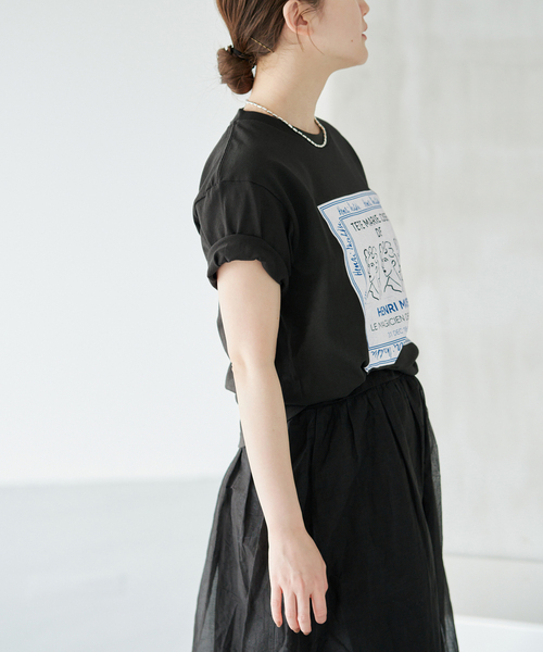IENA(イエナ)の「《追加》THE CULTURE CODE/ザ カルチャーコード 別注MATTIS Tシャツ(Tシャツ/カットソー・レディース・ホワイト×ホワイト/ライトグレー・FREE)」の12枚目の写真