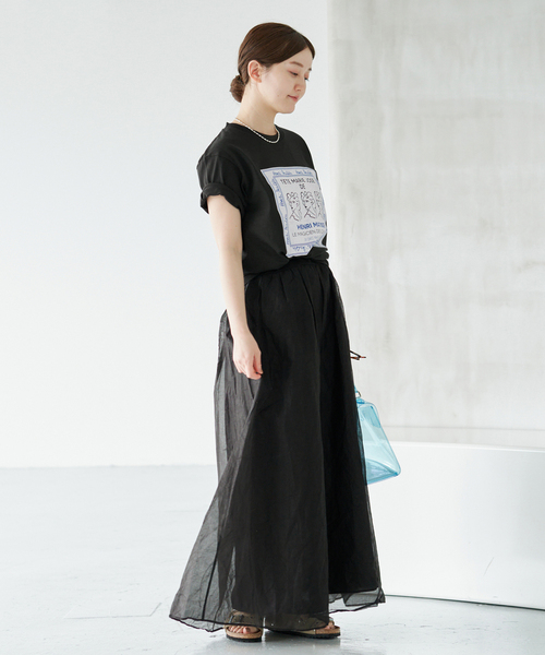 IENA(イエナ)の「《追加》THE CULTURE CODE/ザ カルチャーコード 別注MATTIS Tシャツ(Tシャツ/カットソー・レディース・ホワイト×ホワイト/ライトグレー・FREE)」の13枚目の写真