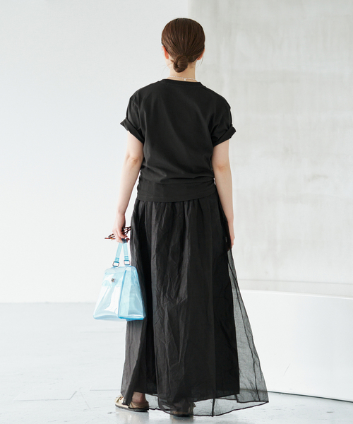 IENA(イエナ)の「《追加》THE CULTURE CODE/ザ カルチャーコード 別注MATTIS Tシャツ(Tシャツ/カットソー・レディース・ホワイト×ホワイト/ライトグレー・FREE)」の15枚目の写真
