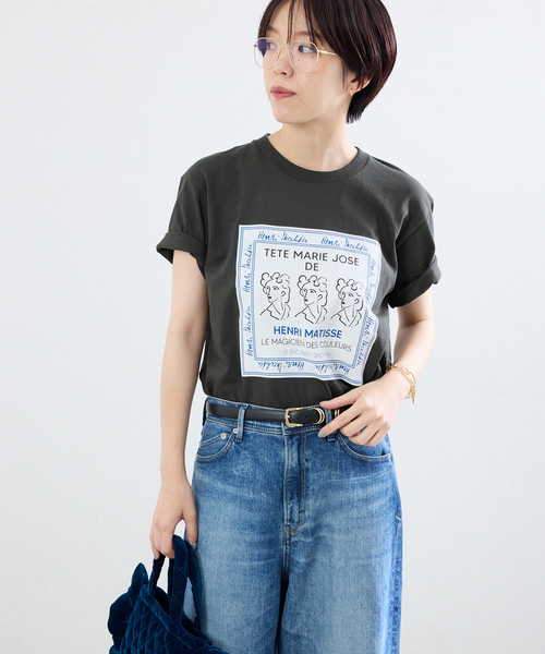 IENA(イエナ)の「《追加》THE CULTURE CODE/ザ カルチャーコード 別注MATTIS Tシャツ(Tシャツ/カットソー・レディース・ホワイト×ホワイト/ライトグレー・FREE)」の16枚目の写真