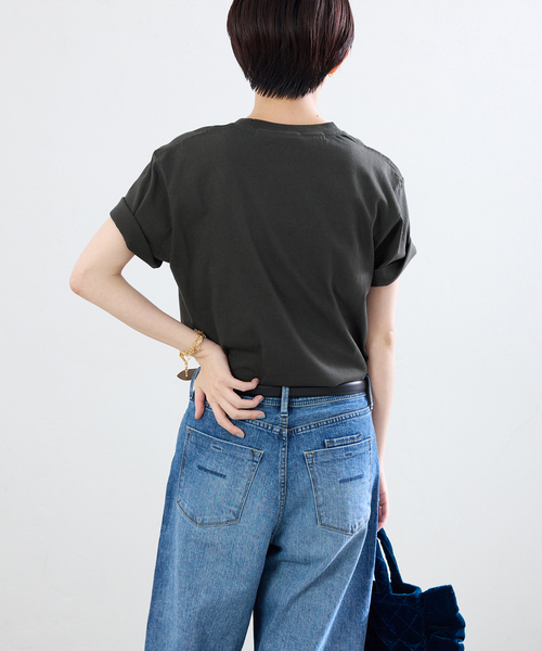 IENA(イエナ)の「《追加》THE CULTURE CODE/ザ カルチャーコード 別注MATTIS Tシャツ(Tシャツ/カットソー・レディース・ホワイト×ホワイト/ライトグレー・FREE)」の18枚目の写真