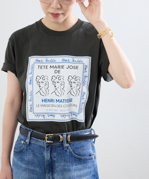 IENA(イエナ)の「《追加》THE CULTURE CODE/ザ カルチャーコード 別注MATTIS Tシャツ(Tシャツ/カットソー・レディース・ホワイト×ホワイト/ライトグレー・FREE)」の19枚目の写真