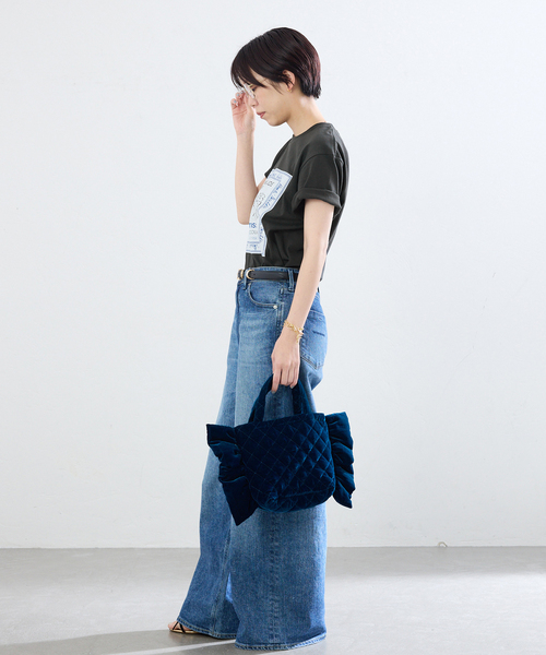 IENA(イエナ)の「《追加》THE CULTURE CODE/ザ カルチャーコード 別注MATTIS Tシャツ(Tシャツ/カットソー・レディース・ホワイト×ホワイト/ライトグレー・FREE)」の20枚目の写真
