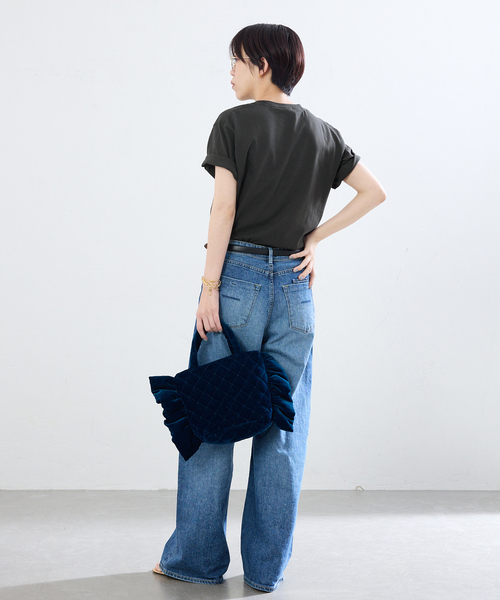 IENA(イエナ)の「《追加》THE CULTURE CODE/ザ カルチャーコード 別注MATTIS Tシャツ(Tシャツ/カットソー・レディース・ホワイト×ホワイト/ライトグレー・FREE)」の21枚目の写真