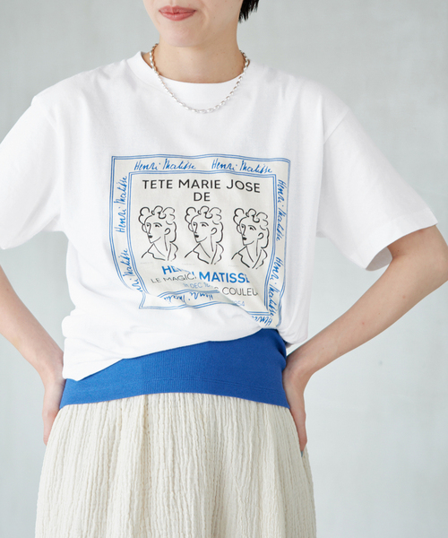 IENA(イエナ)の「《追加》THE CULTURE CODE/ザ カルチャーコード 別注MATTIS Tシャツ(Tシャツ/カットソー・レディース・ホワイト×ホワイト/ライトグレー・FREE)」の22枚目の写真