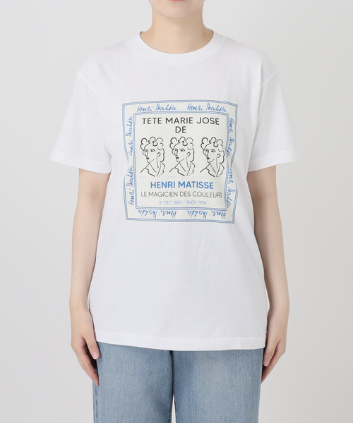 IENA(イエナ)の「《追加》THE CULTURE CODE/ザ カルチャーコード 別注MATTIS Tシャツ(Tシャツ/カットソー・レディース・ホワイト×ホワイト/ライトグレー・FREE)」の10枚目の写真