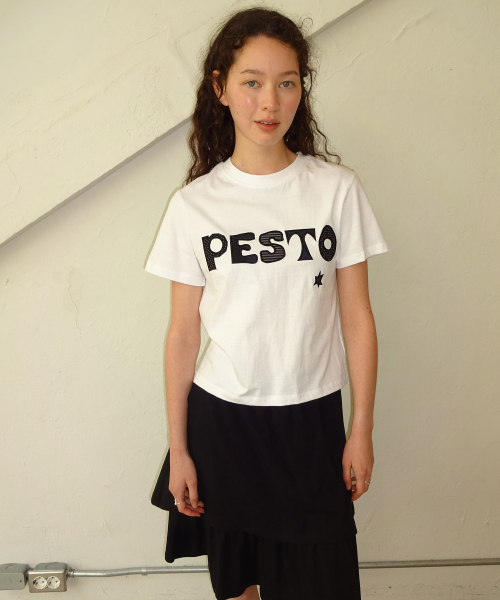 PESTO(ペスト)の「ペストパッチワークTシャツver2.ブラック(Tシャツ/カットソー・レディース・その他・FREE)」の2枚目の写真