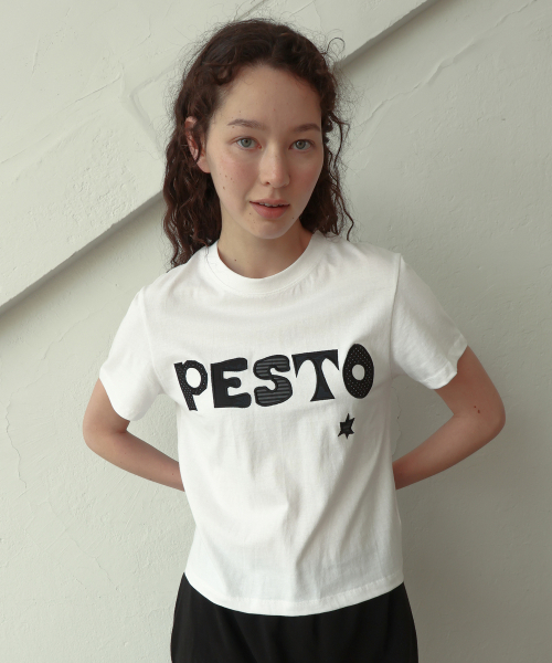 PESTO(ペスト)の「ペストパッチワークTシャツver2.ブラック(Tシャツ/カットソー・レディース・その他・FREE)」の3枚目の写真