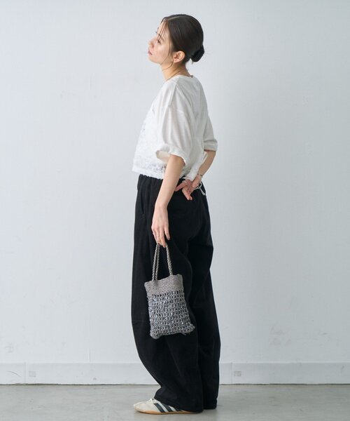 CIAOPANIC TYPY(チャオパニックティピー)の「∴【3サイズ展開】コーデュロイバレルイージーパンツ(その他パンツ・レディース・ブラック/カーキ/キャメル・SMALL/MEDIUM/LARGE)」の12枚目の写真