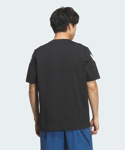 adidas(アディダス)の「Z.N.E レギュラーフィット CARAT 半袖Tシャツ / アディダス adidas(Tシャツ/カットソー・メンズ・ブラック・X-SMALL/3XL/XX-LARGE/X-LARGE/SMALL/MEDIUM/LARGE)」の2枚目の写真