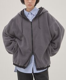 CIAOPANIC TYPY | ∴【UNISEX】撥水ナイロンフリース配色リバーシブルブルゾン(マウンテンパーカー)