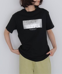 HER CLOSET（ハークローゼット）の「【HER CLOSET】クラッシュ箔 Tシャツ　CRASHED FOIL T-SHIRT（Tシャツ/カットソー）」