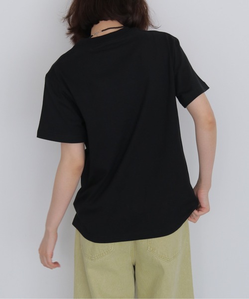 HER CLOSET(ハークローゼット)の「【HER CLOSET】クラッシュ箔 Tシャツ CRASHED FOIL T-SHIRT(Tシャツ/カットソー・レディース・ブラック/オフホワイト・L/M/S)」の15枚目の写真