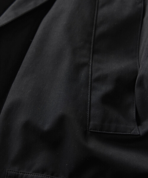 Firsthand(ファーストハンド)の「Barbour × Firsthand/バブアー 別注 BEDALE OS SLEEVE / 別注 オーバーサイズ ビデイル ジャケット(ブルゾン・メンズ・ブラック/オリーブ・40/38/42/36/34)」の5枚目の写真