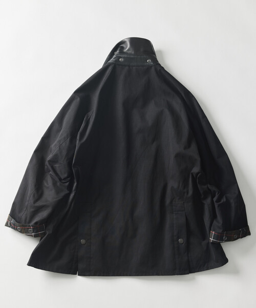 Firsthand(ファーストハンド)の「Barbour × Firsthand/バブアー 別注 BEDALE OS SLEEVE / 別注 オーバーサイズ ビデイル ジャケット(ブルゾン・メンズ・ブラック/オリーブ・40/38/42/36/34)」の6枚目の写真
