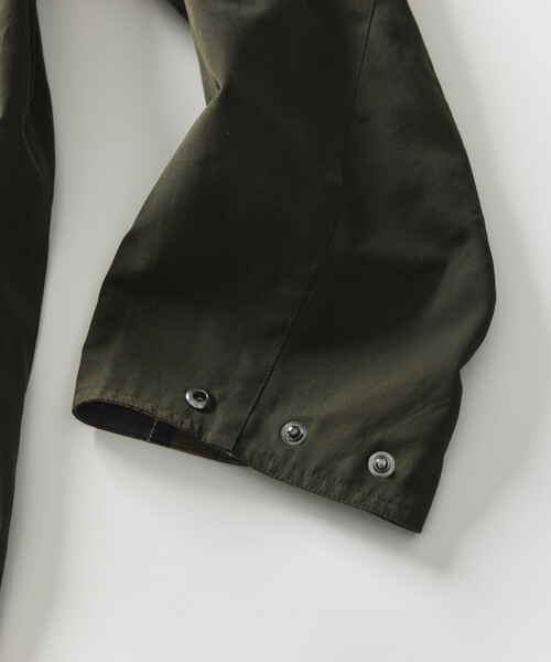 Firsthand(ファーストハンド)の「Barbour × Firsthand/バブアー 別注 BEDALE OS SLEEVE / 別注 オーバーサイズ ビデイル ジャケット(ブルゾン・メンズ・ブラック/オリーブ・40/38/42/36/34)」の12枚目の写真