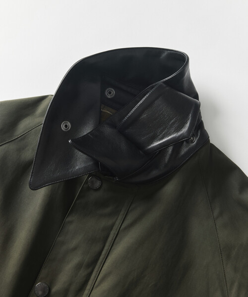 Firsthand(ファーストハンド)の「Barbour × Firsthand/バブアー 別注 BEDALE OS SLEEVE / 別注 オーバーサイズ ビデイル ジャケット(ブルゾン・メンズ・ブラック/オリーブ・40/38/42/36/34)」の19枚目の写真