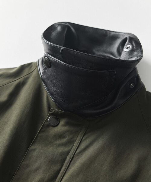 Firsthand(ファーストハンド)の「Barbour × Firsthand/バブアー 別注 BEDALE OS SLEEVE / 別注 オーバーサイズ ビデイル ジャケット(ブルゾン・メンズ・ブラック/オリーブ・40/38/42/36/34)」の20枚目の写真