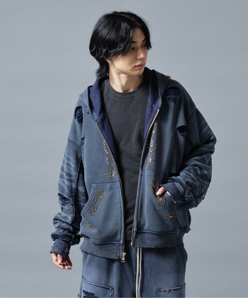 DankeSchon SULFER CHEMICAL SWEAT ZIP HOODIE (ограниченная WEB&DEPOT версия)