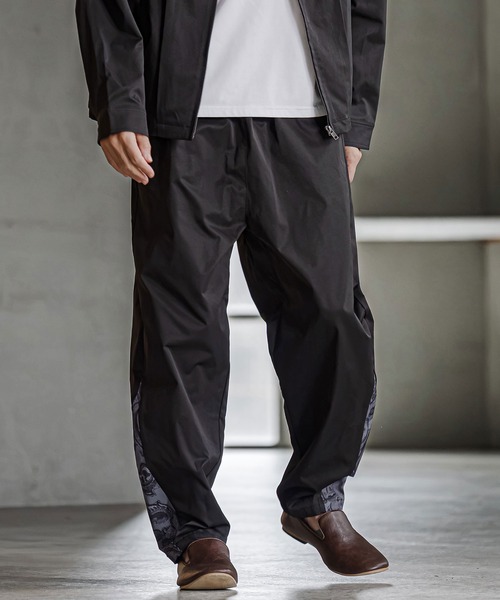 CAMBIO（カンビオ）の「mp15324- Paisley Panel Balloon Pants バルーンパンツ(CAM26AW-021)（その他パンツ・メンズ・ブラック×グレー/ベージュ系その他/オリーブ系・S/M/L）」の2枚目の写真