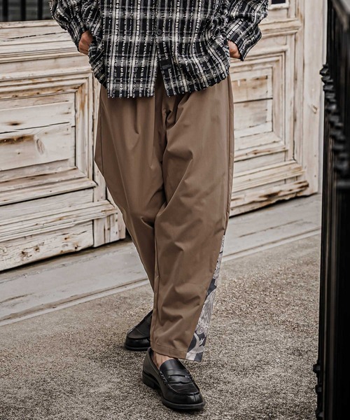 CAMBIO（カンビオ）の「mp15324- Paisley Panel Balloon Pants バルーンパンツ(CAM26AW-021)（その他パンツ・メンズ・ブラック×グレー/ベージュ系その他/オリーブ系・S/M/L）」の21枚目の写真