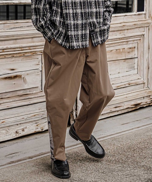 CAMBIO（カンビオ）の「mp15324- Paisley Panel Balloon Pants バルーンパンツ(CAM26AW-021)（その他パンツ・メンズ・ブラック×グレー/ベージュ系その他/オリーブ系・S/M/L）」の22枚目の写真