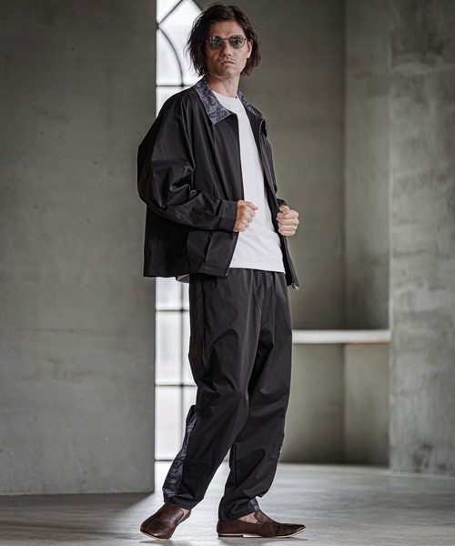 CAMBIO（カンビオ）の「mp15324- Paisley Panel Balloon Pants バルーンパンツ(CAM26AW-021)（その他パンツ・メンズ・ブラック×グレー/ベージュ系その他/オリーブ系・S/M/L）」の4枚目の写真