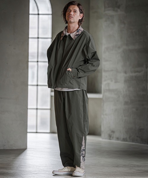 CAMBIO（カンビオ）の「mp15324- Paisley Panel Balloon Pants バルーンパンツ(CAM26AW-021)（その他パンツ・メンズ・ブラック×グレー/ベージュ系その他/オリーブ系・S/M/L）」の9枚目の写真