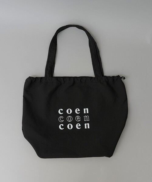 coen(コーエン)の「coen(コーエン)3ロゴトートバッグ(トートバッグ・レディース・ライトブルー/ダークブラウン/ブラック・FREE)」の11枚目の写真