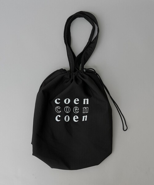 coen(コーエン)の「coen(コーエン)3ロゴトートバッグ(トートバッグ・レディース・ライトブルー/ダークブラウン/ブラック・FREE)」の12枚目の写真