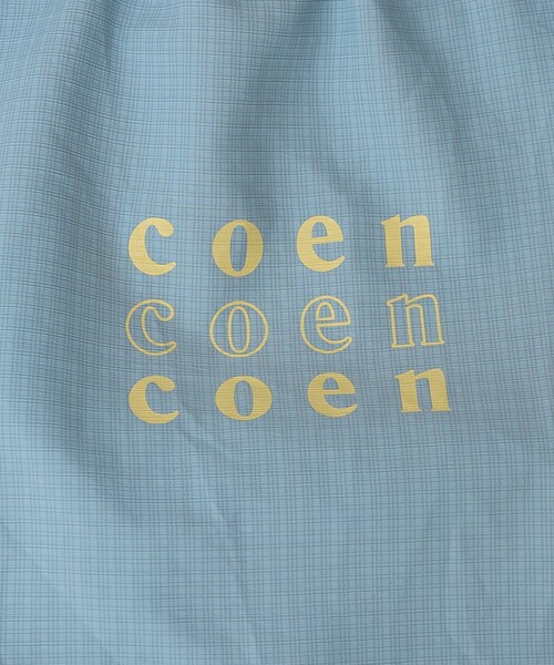 coen(コーエン)の「coen(コーエン)3ロゴトートバッグ(トートバッグ・レディース・ライトブルー/ダークブラウン/ブラック・FREE)」の14枚目の写真