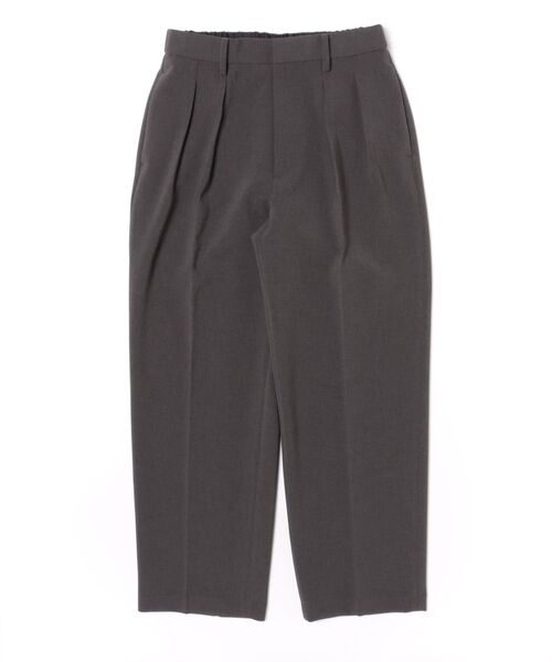 Morris & Sons（モリスアンドサンズ）の「MORRIS & SONS | 2TUCK WIDE STRAIGHT（その他パンツ・メンズ・ブラック/グレー/ブラウン・1/3/2）」の2枚目の写真