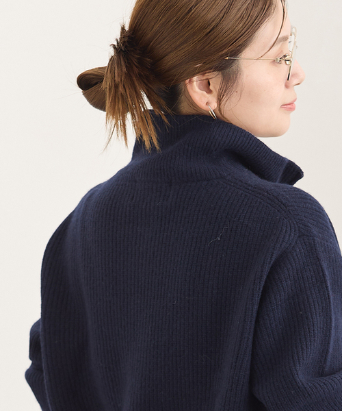 JOURNAL STANDARD(ジャーナルスタンダード)の「COLLINSVILLE ハーフジッププルオーバー(ニット/セーター・レディース・チャコールグレー/レッド/ネイビー・FREE)」の19枚目の写真
