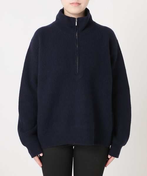 JOURNAL STANDARD(ジャーナルスタンダード)の「COLLINSVILLE ハーフジッププルオーバー(ニット/セーター・レディース・チャコールグレー/レッド/ネイビー・FREE)」の22枚目の写真