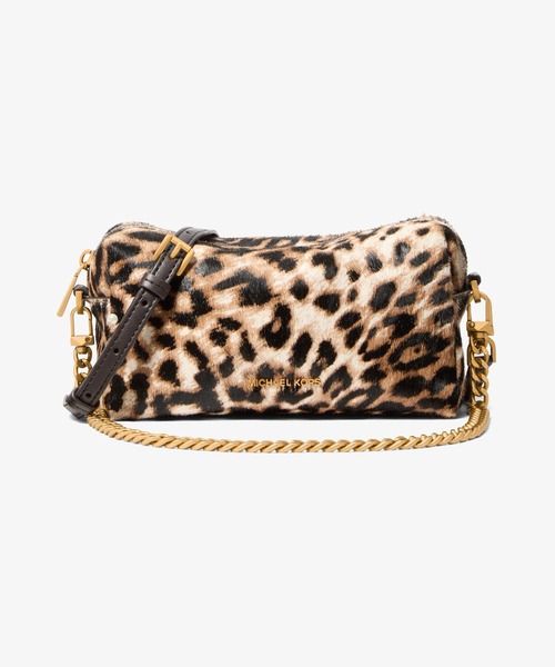MICHAEL KORS(マイケルコース)の「BRYANT レオパードプリント カーフヘア コンバーチブル クロスボディ スモール(ショルダーバッグ・レディース・ベージュ系・FREE)」の1枚目の写真