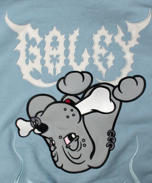 GALFY(ガルフィー)の「GALFY/ガルフィー/二代目ファイヤーピカピカZIPパーカー(パーカー・メンズ・ホワイト/グレイッシュブルー/ブラック・XL/L/M)」の11枚目の写真