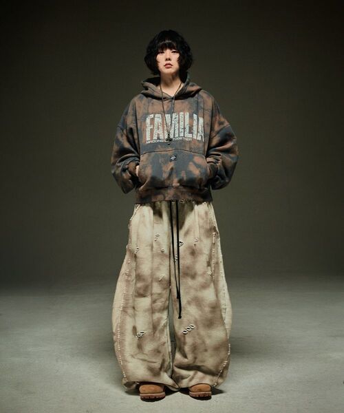 MWOONG(ムン)の「Destroyed P dusty gray B(スウェットパンツ・レディース・その他・FREE)」の11枚目の写真