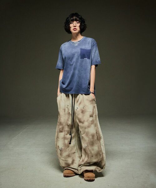MWOONG(ムン)の「Destroyed P dusty gray B(スウェットパンツ・レディース・その他・FREE)」の12枚目の写真