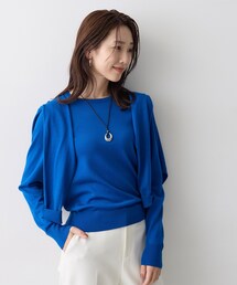 ベーシッククルーネックニット