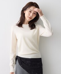 ベーシッククルーネックニット