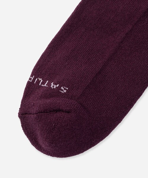Saturdays NYC(サタデーズ ニューヨークシティ )の「S.NYC Quarter Socks(ソックス/靴下・メンズ・ホワイト/ブラック/ワイン・FREE)」の9枚目の写真