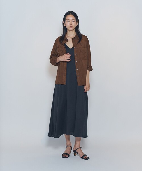 1er Arrondissement（プルミエアロンディスモン）の「フェイクスエードシャツ（シャツ/ブラウス・レディース・キャメル・38/36）」の3枚目の写真