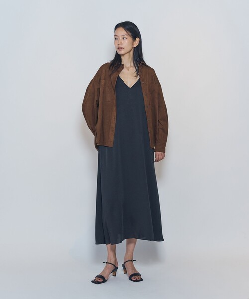 1er Arrondissement（プルミエアロンディスモン）の「フェイクスエードシャツ（シャツ/ブラウス・レディース・キャメル・38/36）」の9枚目の写真