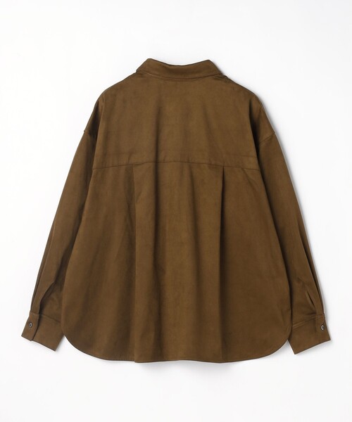 1er Arrondissement（プルミエアロンディスモン）の「フェイクスエードシャツ（シャツ/ブラウス・レディース・キャメル・38/36）」の11枚目の写真