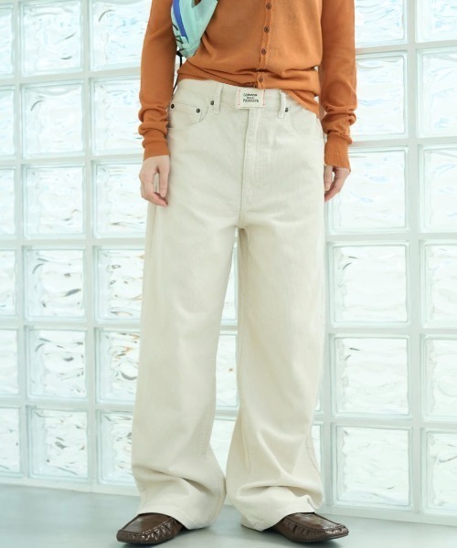 common gull products.(コモンガルプロダクツ)の「冷めない午後にコードュロイパンツ(その他パンツ・レディース・サックスブルー/アイボリー/ピンク系・LARGE/MEDIUM/SMALL)」の2枚目の写真
