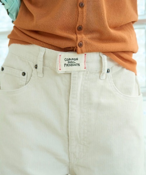 common gull products.(コモンガルプロダクツ)の「冷めない午後にコードュロイパンツ(その他パンツ・レディース・サックスブルー/アイボリー/ピンク系・LARGE/MEDIUM/SMALL)」の7枚目の写真