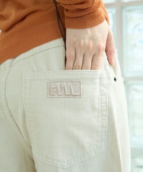 common gull products.(コモンガルプロダクツ)の「冷めない午後にコードュロイパンツ(その他パンツ・レディース・サックスブルー/アイボリー/ピンク系・LARGE/MEDIUM/SMALL)」の9枚目の写真