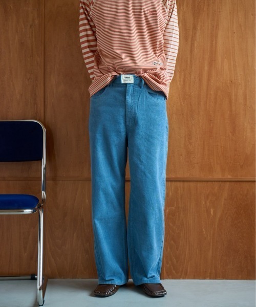 common gull products.(コモンガルプロダクツ)の「冷めない午後にコードュロイパンツ(その他パンツ・レディース・サックスブルー/アイボリー/ピンク系・LARGE/MEDIUM/SMALL)」の14枚目の写真