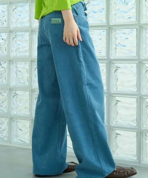 common gull products.(コモンガルプロダクツ)の「冷めない午後にコードュロイパンツ(その他パンツ・レディース・サックスブルー/アイボリー/ピンク系・LARGE/MEDIUM/SMALL)」の11枚目の写真